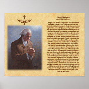 George Washington Sunday Morning Prayer Poster