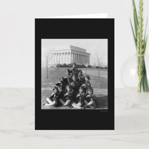 George Washington University Girls Rifle Team 1927 Card