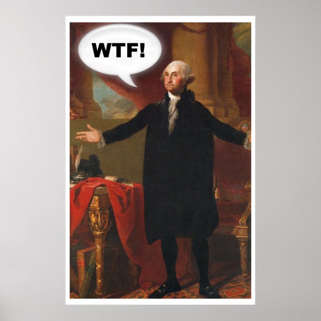 George Washington WTF (without caption) Poster (Front)