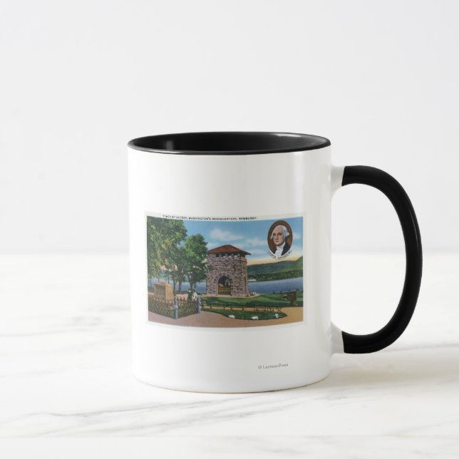 George Washington's HQ, Tower of Victory Scene Mug (Right)