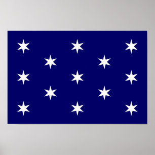 George Washington's Personal Flag Poster
