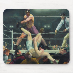 George Wesley Bellows Dempsey VS Firpo Mouse Mat