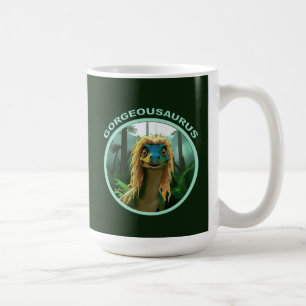 Georgeousaurus Blonde Dinosaur Coffee Mug