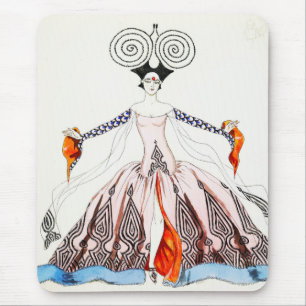 Georges Barbier Art Deco Fashion Mouse Pad