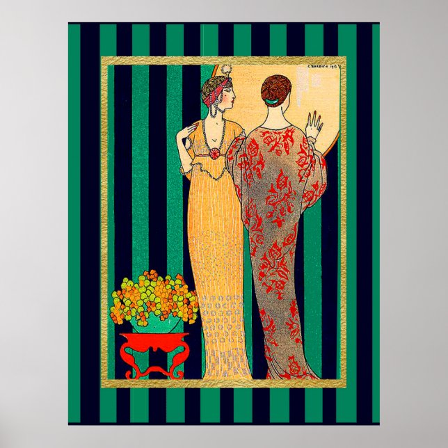 Georges Barbier Art Deco Poster (Front)