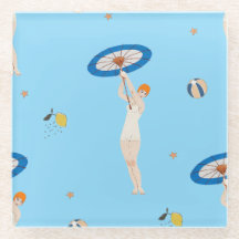 Georges Barbier Au Lido 1924 Fashion Illustration