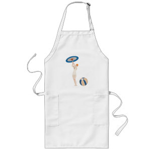 Georges Barbier Au Lido 1924 Fashion Illustration Long Apron