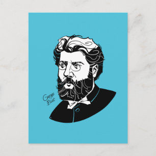 Georges Bizet Postcard