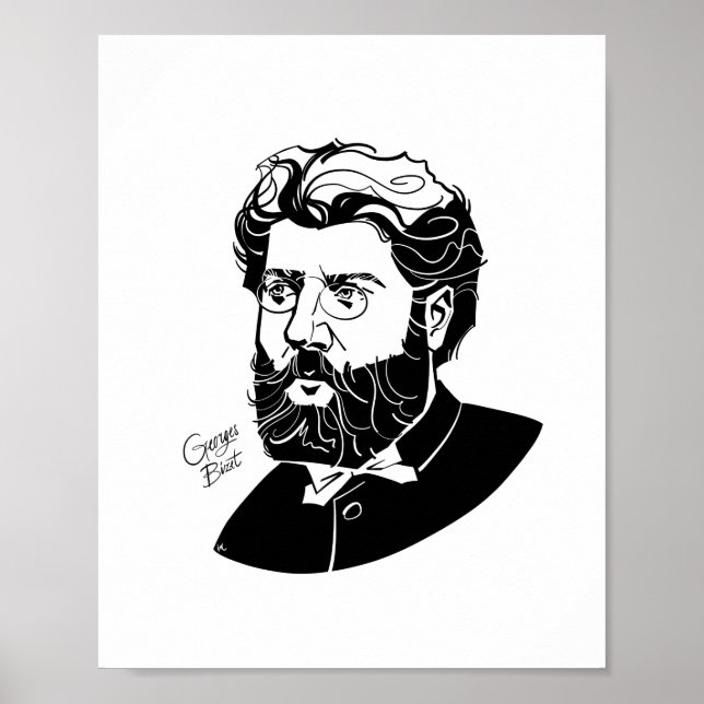 Georges Bizet Poster (Front)