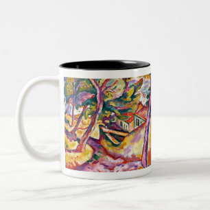 Georges Braque Landscape at L'Estaque Two-Tone Coffee Mug
