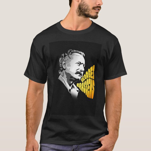 Georges Brassens T-Shirt (Front)