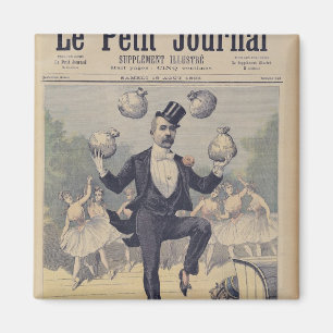Georges Clemenceau  juggling bags of English Magnet