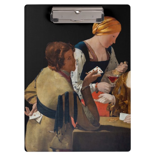 Georges de la Tour - Cheat with Ace of Diamonds Clipboard (Front)