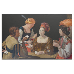 Georges de la Tour - Cheat with Ace of Diamonds Fabric