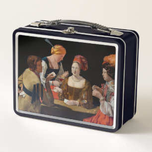 Georges de la Tour - Cheat with Ace of Diamonds Metal Lunch Box