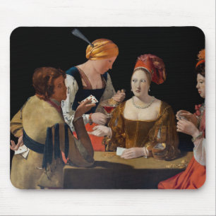 Georges de la Tour - Cheat with Ace of Diamonds Mouse Mat