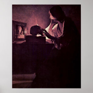 Georges de La Tour — Penitent Mary Magdalene Poster