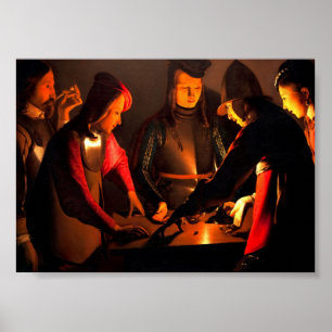 Georges de la Tour - The Dices Players Poster