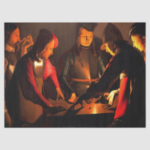 Georges de la Tour - The Dices Players Tissue Paper