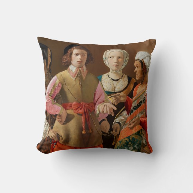 Georges de la Tour - The Fortune Teller Cushion (Front)