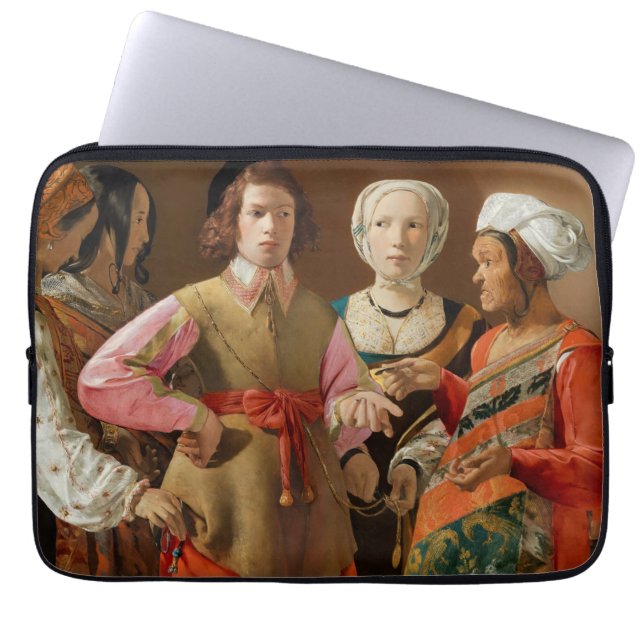 Georges de la Tour - The Fortune Teller Laptop Sleeve (Front)