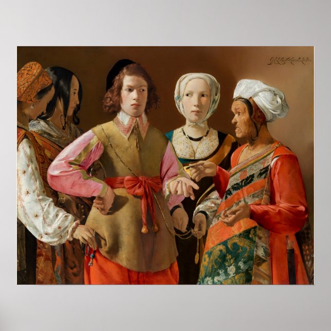 Georges de la Tour - The Fortune Teller Poster (Front)