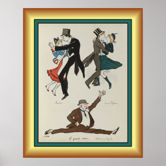 Georges Goursat ~ Paris Belle Époque ~1913 ~ Poster