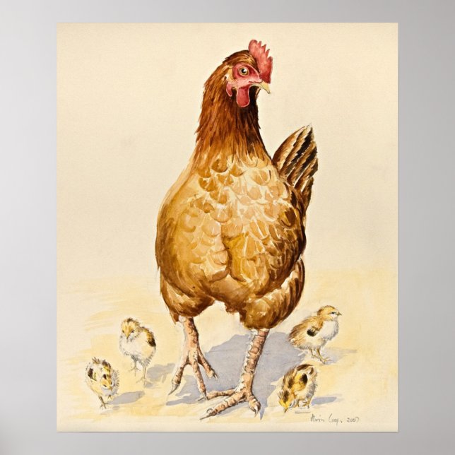 George's Hen and her Chicks 2007 Poster (Front)