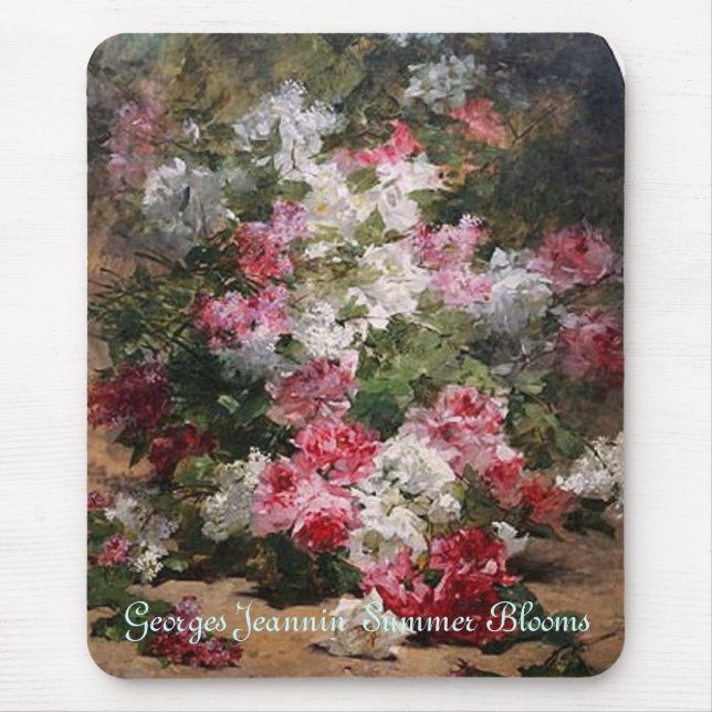 Georges Jeannin  Summer Blooms Mouse Mat (Front)