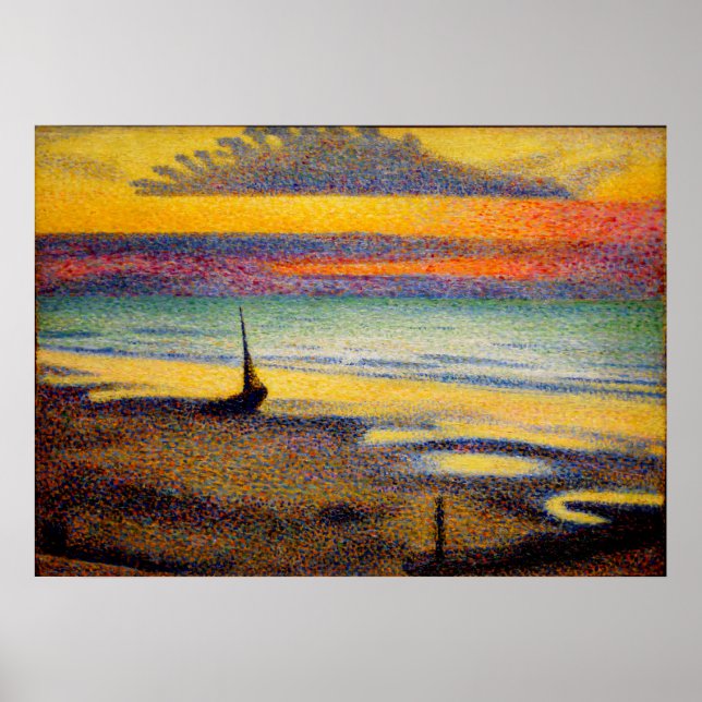 Georges Lemmen - Beach at Heist Poster (Front)