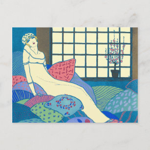 Georges Lepape Vintage Art Deco Fashion Les Choses Postcard