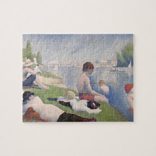 Georges Pierre Seurat   Bathers at Asni�res, 1884  Jigsaw Puzzle