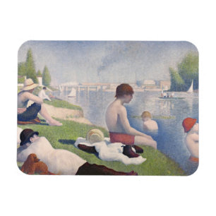Georges Pierre Seurat   Bathers at Asni�res, 1884  Magnet