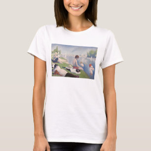 Georges Pierre Seurat   Bathers at Asni�res, 1884  T-Shirt