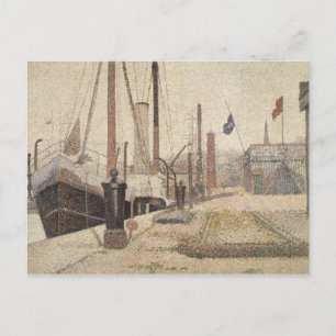 Georges Pierre Seurat La Maria at Honfleur, 1886 Postcard