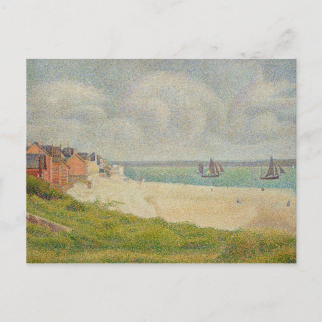 Georges Pierre Seurat | Le Crotoy looking Upstream Postcard (Front)