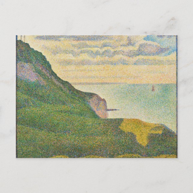 Georges Pierre Seurat | Seascape at Port-en-Bessin Postcard (Front)