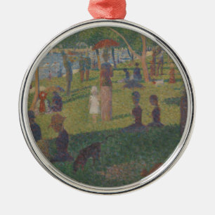 Georges Pierre Seurat   Study for A Sunday on La G Metal Tree Decoration