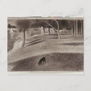 Georges Pierre Seurat   Study for Sunday Afternoon Postcard