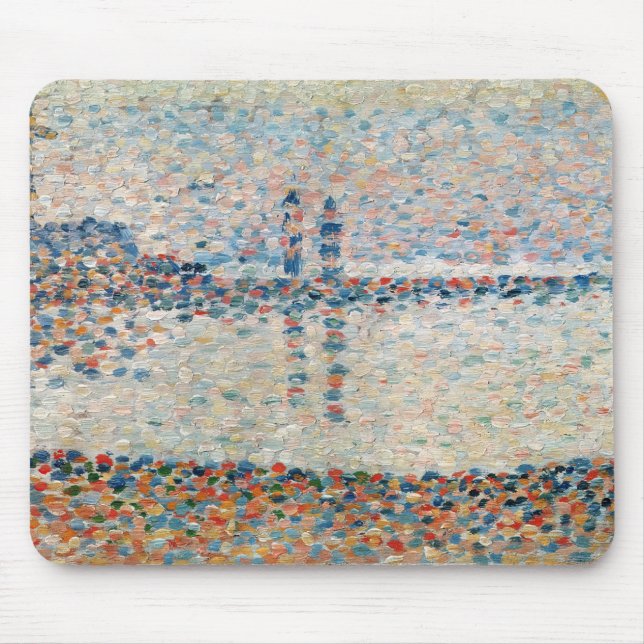 Georges Pierre Seurat | Study for 'The Channel at  Mouse Mat (Front)