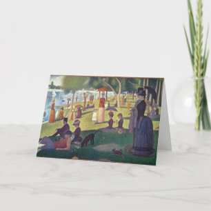 Georges Pierre Seurat Sunday Afternoon on the Is Card