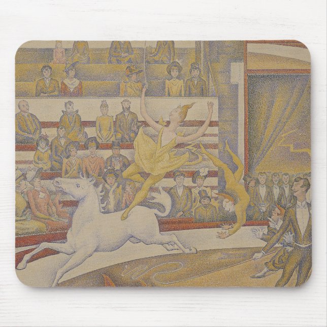Georges Pierre Seurat | The Circus, 1891 Mouse Mat (Front)