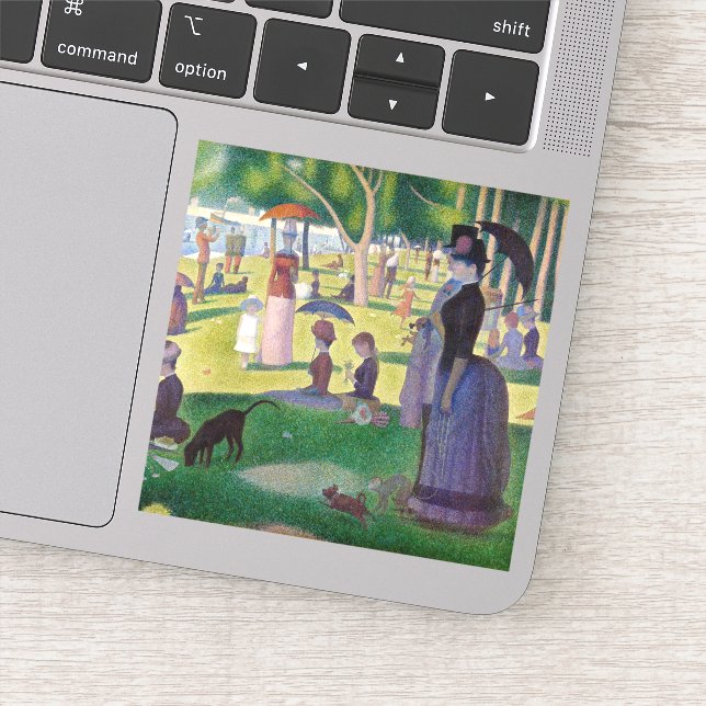 Georges Seurat - A Sunday on La Grande Jatte (Detail)