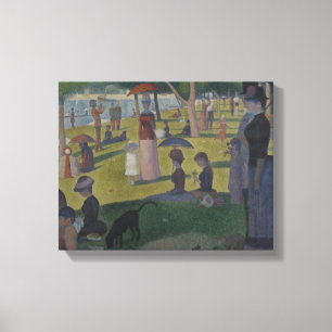 Georges Seurat - A Sunday on La Grande Jatte Canvas Print