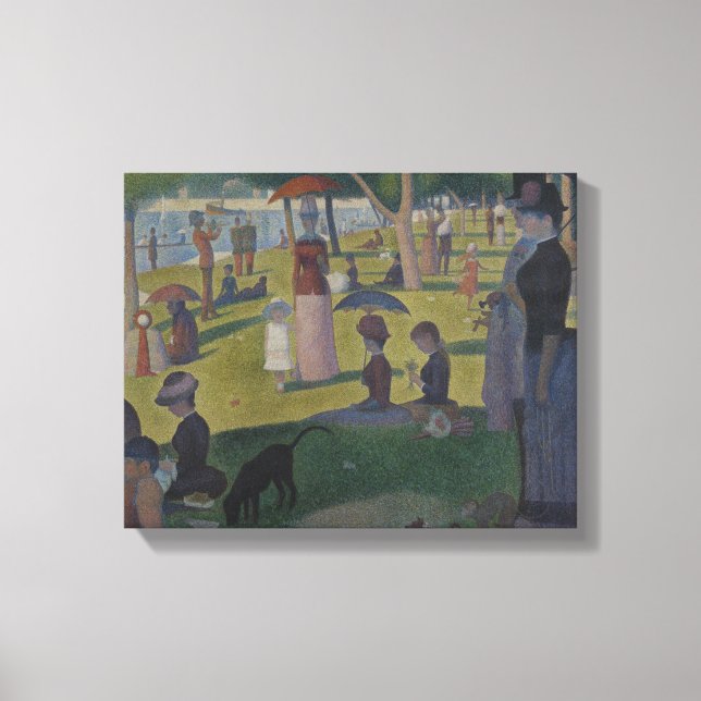 Georges Seurat - A Sunday on La Grande Jatte Canvas Print (Front)