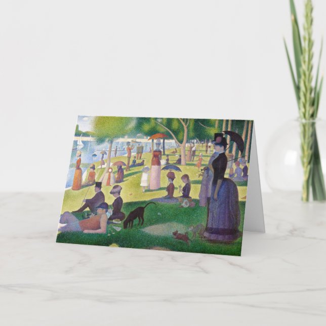 Georges Seurat - A Sunday on La Grande Jatte Card (Front)