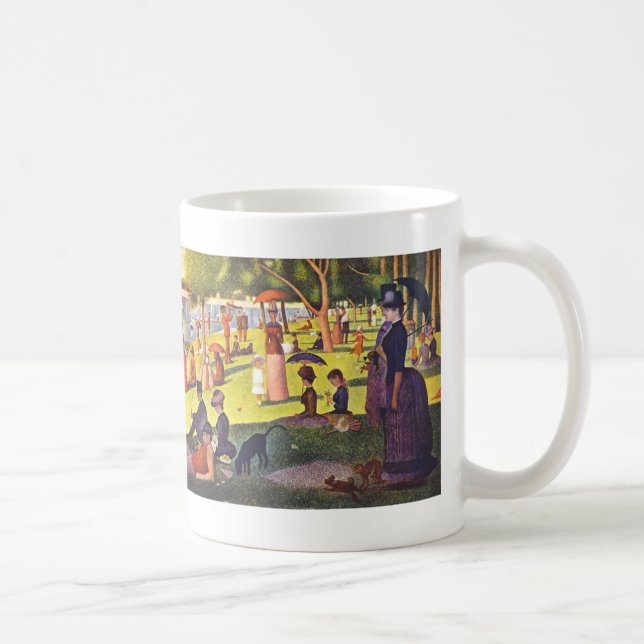 Georges Seurat- 'A Sunday on La Grande Jatte' Coffee Mug (Right)