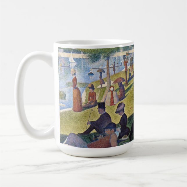 Georges Seurat - A Sunday On La Grande Jatte Coffee Mug (Left)