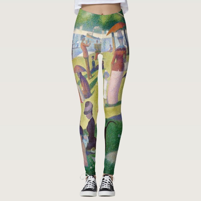Georges Seurat - A Sunday on La Grande Jatte Leggings (Front)