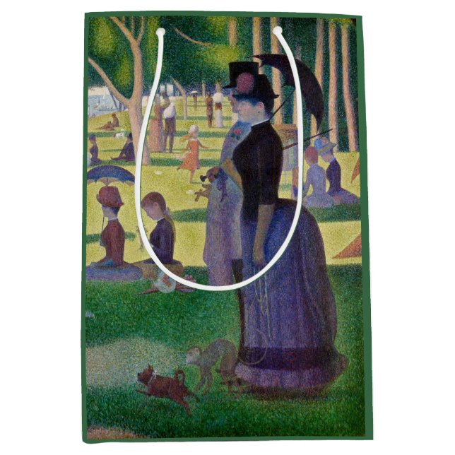 Georges Seurat - A Sunday on La Grande Jatte Medium Gift Bag (Front)